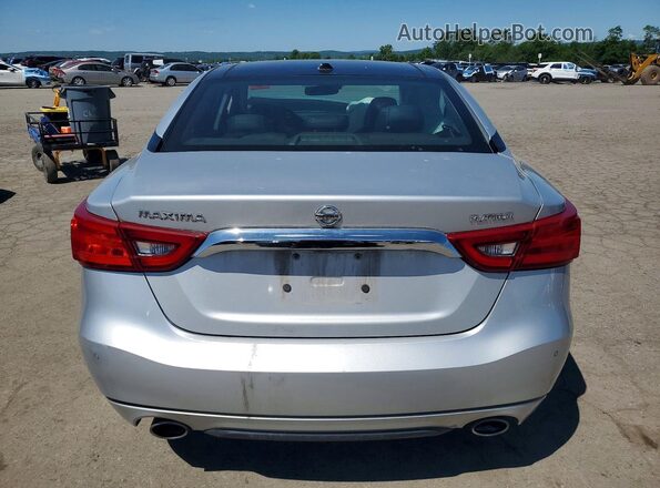 1N4AA6AP4HC420943 2017 NISSAN MAXIMA Silver Widok z tyłu