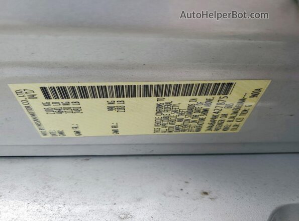 1N4AA6AP4HC427875 2017 NISSAN MAXIMA Silver 