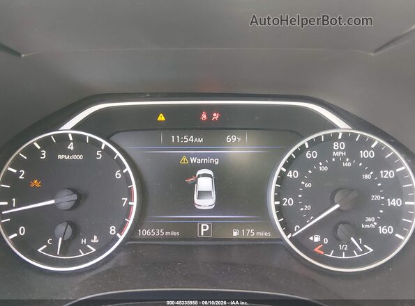 1N4AA6AP4HC429240 2017 NISSAN MAXIMA Black 
