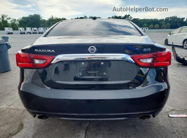 1N4AA6AP4HC439802 2017 NISSAN MAXIMA Black Widok z tyłu