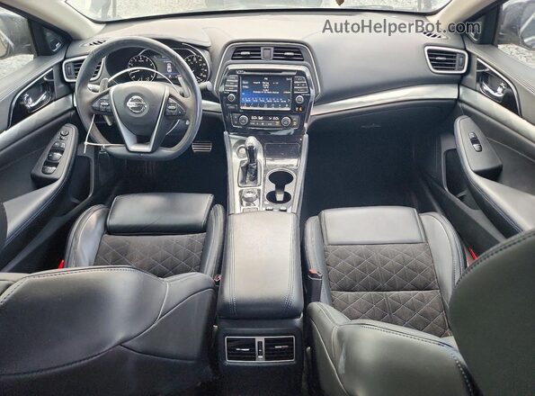 1N4AA6AP4HC439802 2017 NISSAN MAXIMA Black Widok deski rozdzielczej