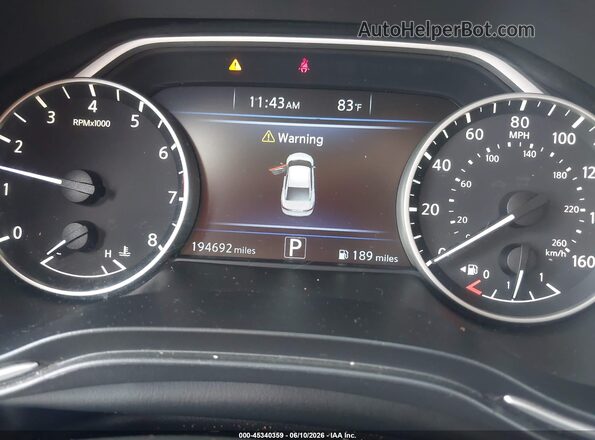 1N4AA6AP4HC448189 2017 NISSAN MAXIMA White Widok tylnych siedzeń