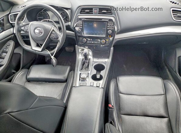 1N4AA6AP4HC449360 2017 NISSAN MAXIMA Blue Widok deski rozdzielczej