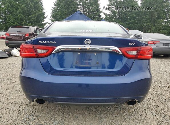 1N4AA6AP4HC449360 2017 NISSAN MAXIMA Blue Widok z tyłu