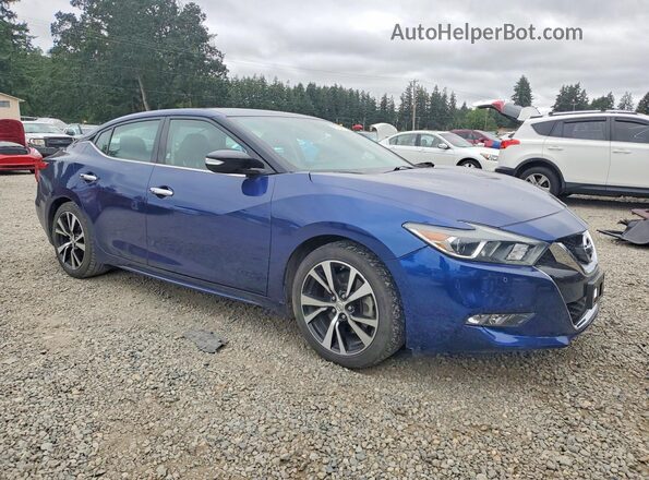 1N4AA6AP4HC449360 2017 NISSAN MAXIMA Blue Przód prawy