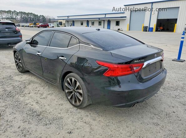 1N4AA6AP4JC366050 2018 NISSAN MAXIMA Black Trasero izquierdo