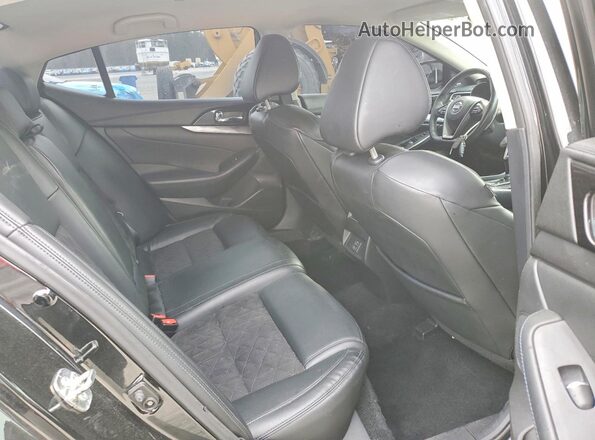 1N4AA6AP4JC366050 2018 NISSAN MAXIMA Black Vista de los asientos traseros