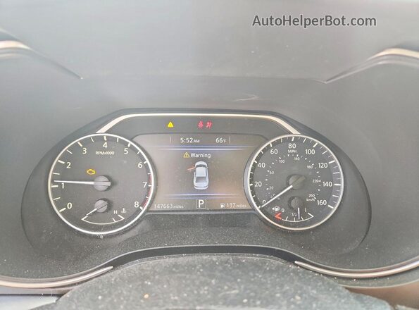 1N4AA6AP4JC376688 2018 NISSAN MAXIMA Gray Instrument cluster view