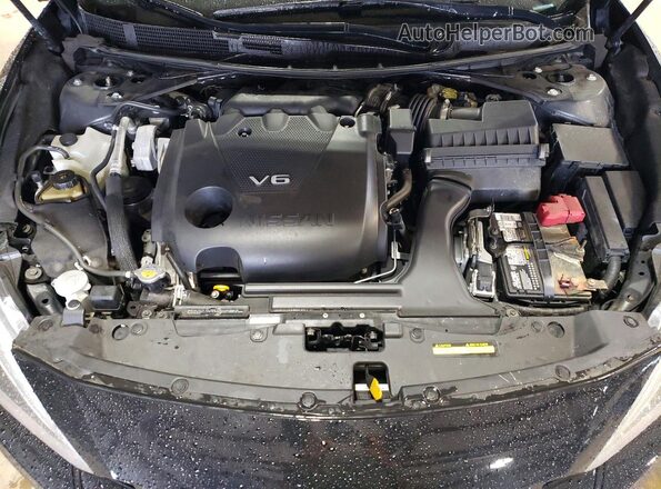 1N4AA6AP4JC386007 2018 NISSAN MAXIMA Черный Вид задней части салона