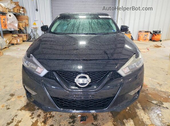 1N4AA6AP4JC386007 2018 NISSAN MAXIMA Черный Вид спереди