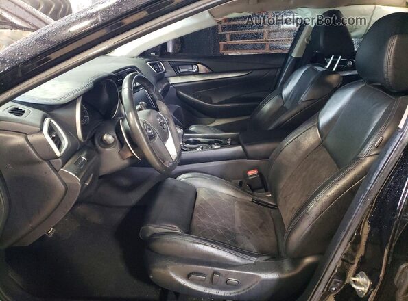 1N4AA6AP4JC386007 2018 NISSAN MAXIMA Черный Вид салона спереди