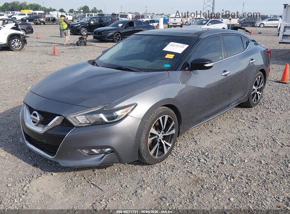 1N4AA6AP4JC387173 2018 NISSAN MAXIMA Gray Front left