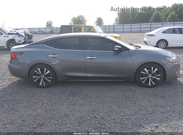 1N4AA6AP4JC387173 2018 NISSAN MAXIMA Gray Rear interior view
