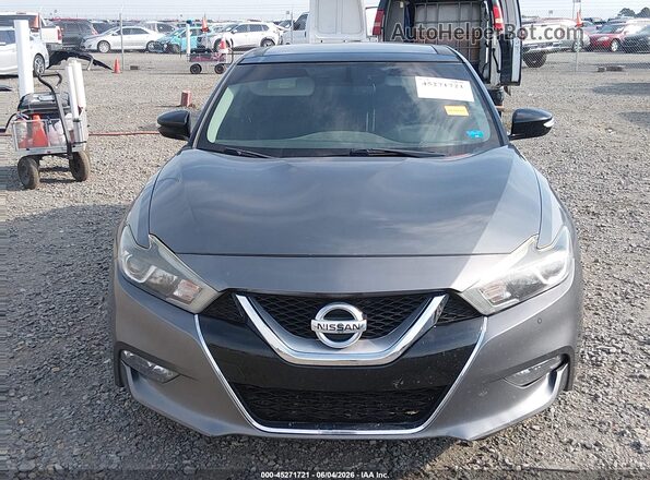 1N4AA6AP4JC387173 2018 NISSAN MAXIMA Gray Instrument cluster view