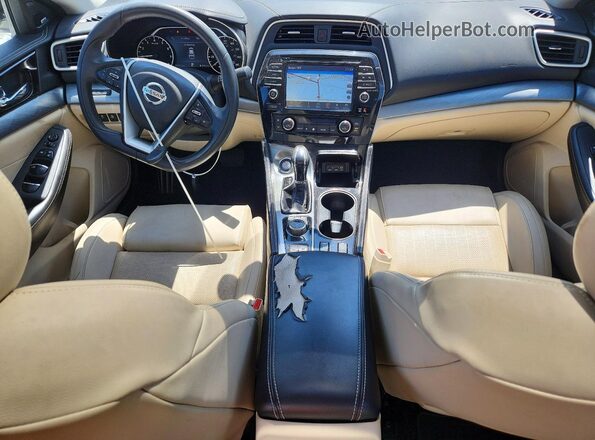 1N4AA6AP4JC405350 2018 NISSAN MAXIMA White Dashboard view