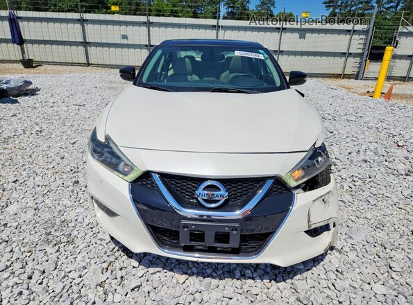 1N4AA6AP4JC405350 2018 NISSAN MAXIMA White Front view