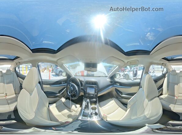 1N4AA6AP4JC405350 2018 NISSAN MAXIMA White VIN sticker view