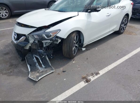 1N4AA6AP5GC414017 2016 NISSAN MAXIMA White წინა მარცხენა ხედი სამი მეოთხედიდან