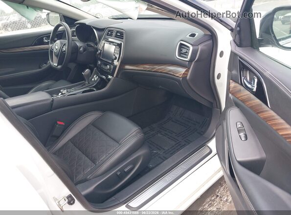 1N4AA6AP5GC414017 2016 NISSAN MAXIMA White წინა სალონის ხედი
