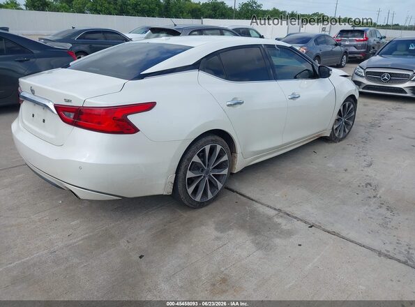 1N4AA6AP5GC424188 2016 NISSAN MAXIMA Белый Задняя правая четверть