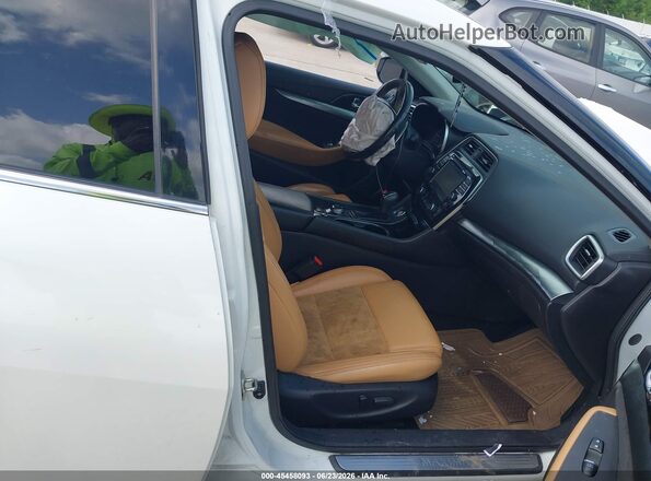 1N4AA6AP5GC424188 2016 NISSAN MAXIMA Белый Вид салона спереди