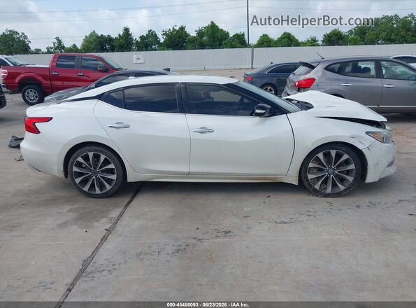 1N4AA6AP5GC424188 2016 NISSAN MAXIMA Белый Вид задней части салона
