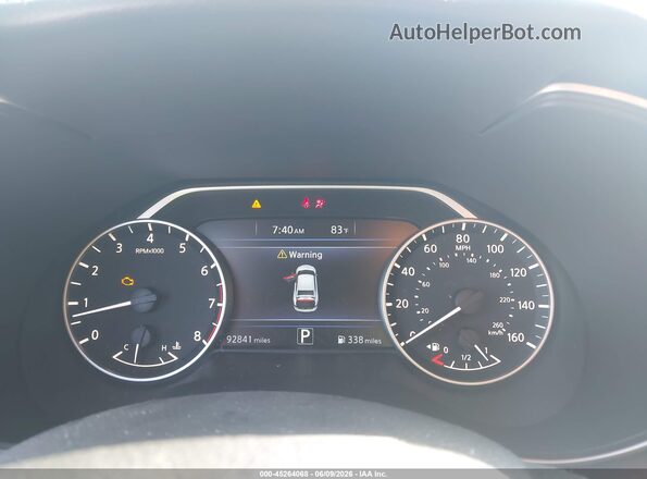 1N4AA6AP5GC438351 2016 NISSAN MAXIMA Black Հետևի նստատեղերի տեսք
