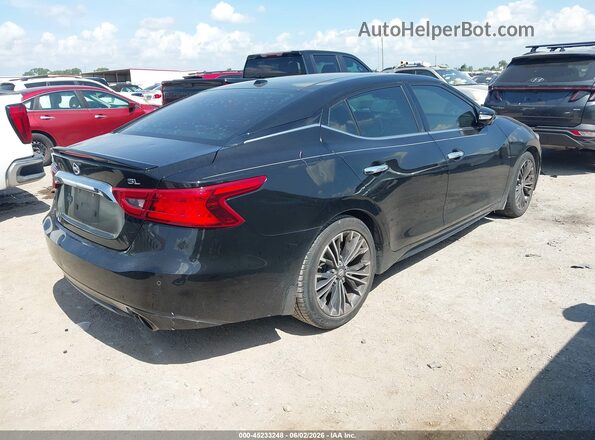 1N4AA6AP5GC901430 2016 NISSAN MAXIMA Черный Задняя правая четверть