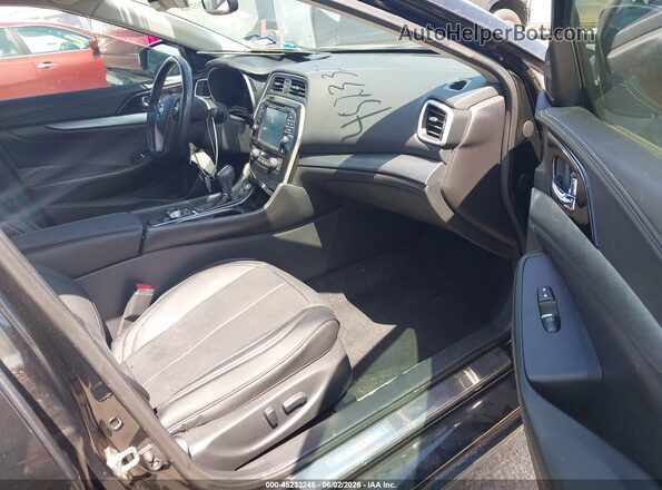 1N4AA6AP5GC901430 2016 NISSAN MAXIMA Черный Вид салона спереди