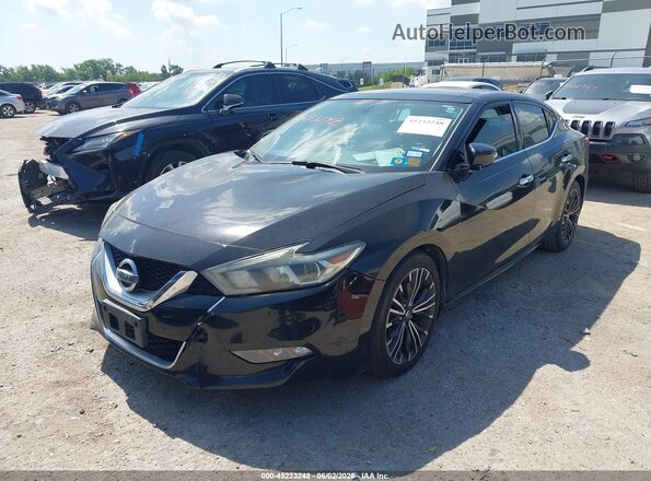 1N4AA6AP5GC901430 2016 NISSAN MAXIMA Черный Передняя левая четверть