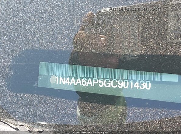 1N4AA6AP5GC901430 2016 NISSAN MAXIMA Черный Вид подкапотного пространства