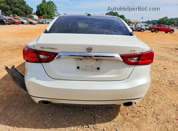 1N4AA6AP5HC361806 2017 NISSAN MAXIMA White Вид ззаду