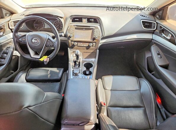 1N4AA6AP5HC361806 2017 NISSAN MAXIMA White Вид панелі приладів