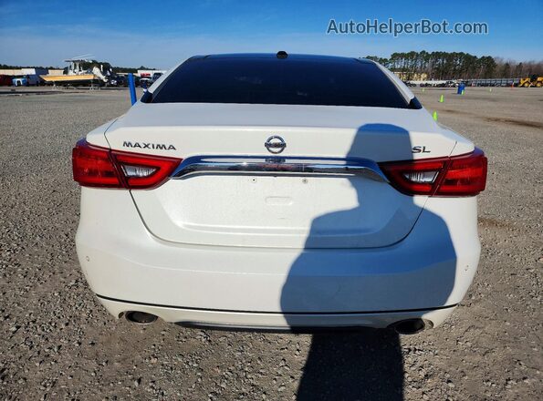 1N4AA6AP5HC376144 2017 NISSAN MAXIMA White Widok z tyłu