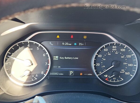 1N4AA6AP5HC376144 2017 NISSAN MAXIMA White Widok zestawu wskaźników