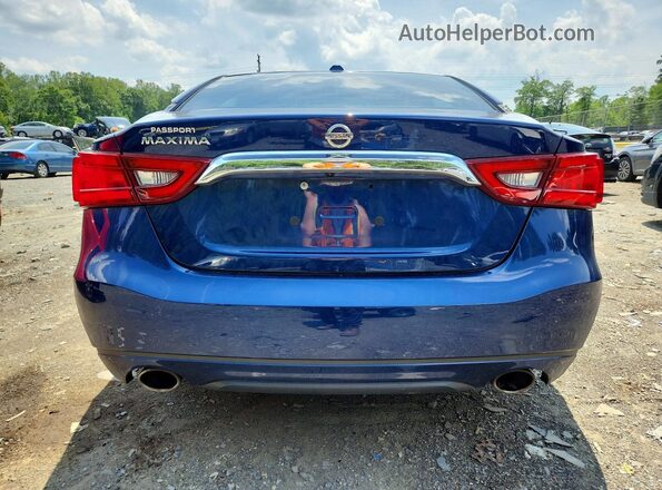 1N4AA6AP5HC404007 2017 NISSAN MAXIMA Blue Rear view