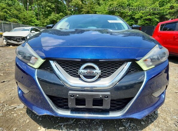 1N4AA6AP5HC404007 2017 NISSAN MAXIMA Blue Front view
