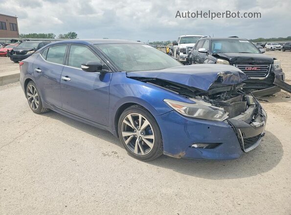 1N4AA6AP5HC428775 2017 NISSAN MAXIMA Blue Передня права чверть