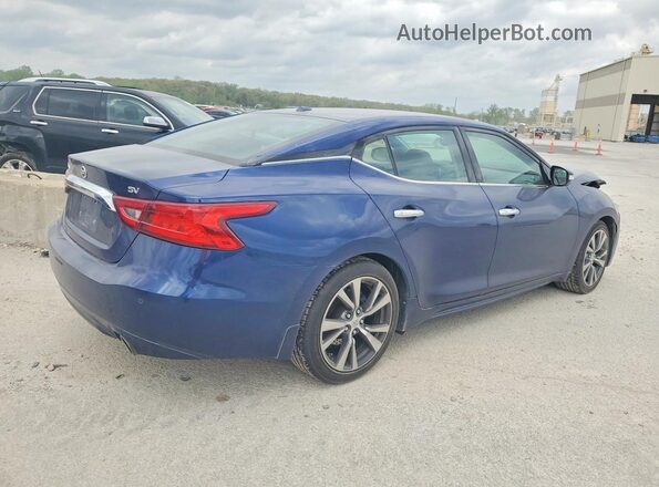1N4AA6AP5HC428775 2017 NISSAN MAXIMA Blue Задня права чверть
