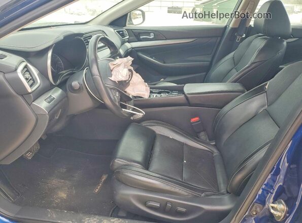 1N4AA6AP5HC428775 2017 NISSAN MAXIMA Blue Вид салону спереду