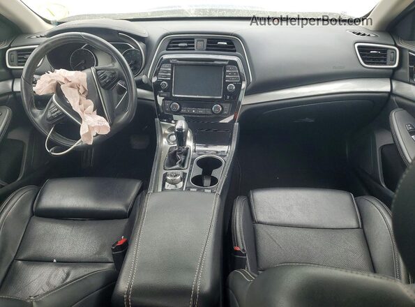 1N4AA6AP5HC428775 2017 NISSAN MAXIMA Blue Вид панелі приладів