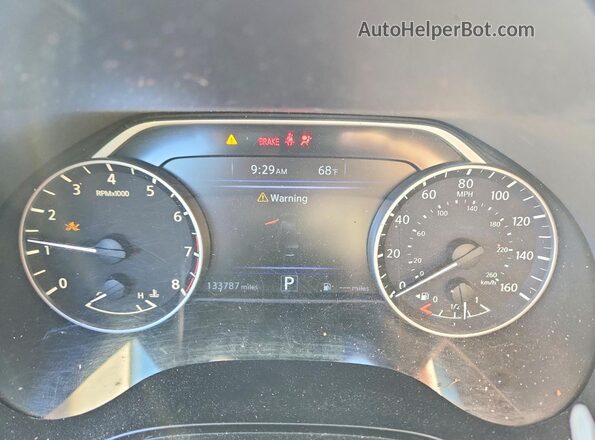 1N4AA6AP5HC450470 2017 NISSAN MAXIMA Blue Вид щитка приладів