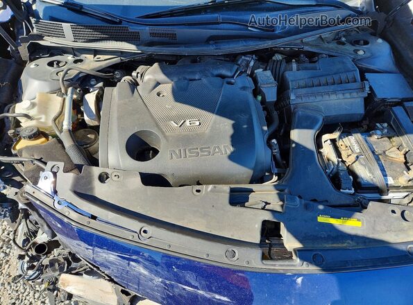1N4AA6AP5HC450470 2017 NISSAN MAXIMA Blue Вид задньої частини салону