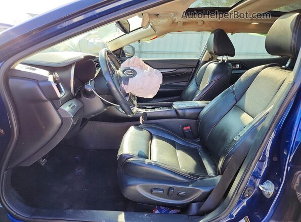 1N4AA6AP5HC450470 2017 NISSAN MAXIMA Blue Вид салону спереду