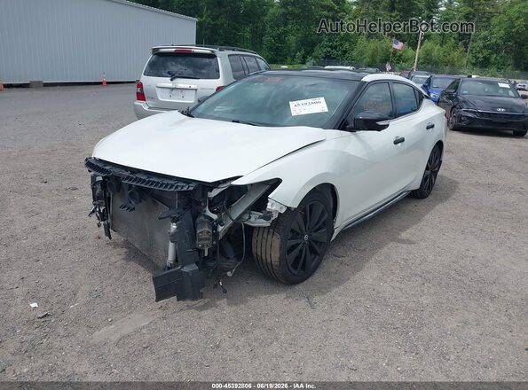 1N4AA6AP5HC454079 2017 NISSAN MAXIMA White წინა მარცხენა ხედი სამი მეოთხედიდან