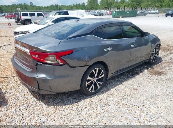 1N4AA6AP5JC367868 2018 NISSAN MAXIMA Серый Задняя правая четверть
