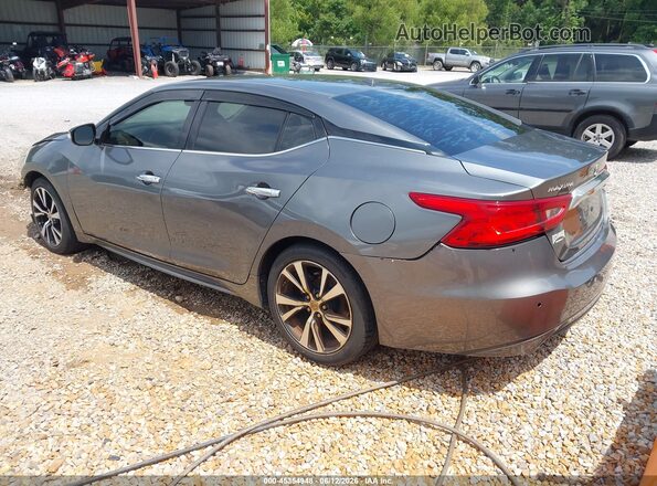 1N4AA6AP5JC367868 2018 NISSAN MAXIMA Серый Задняя левая четверть