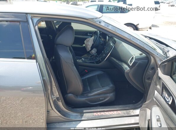 1N4AA6AP5JC367868 2018 NISSAN MAXIMA Серый Вид салона спереди