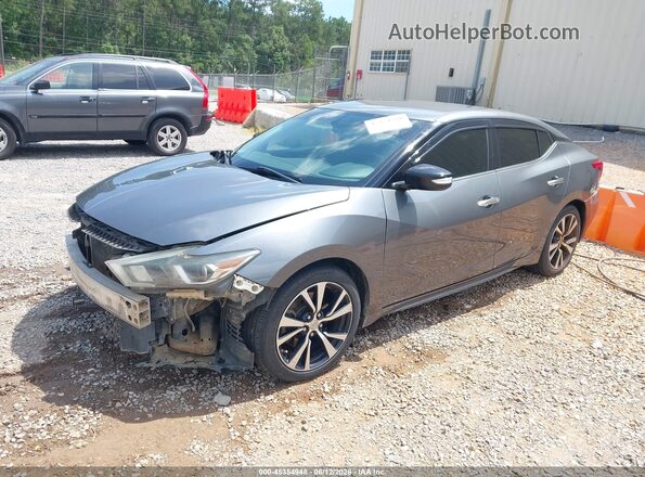 1N4AA6AP5JC367868 2018 NISSAN MAXIMA Серый Передняя левая четверть