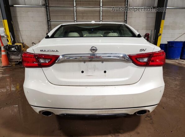 1N4AA6AP5JC402246 2018 NISSAN MAXIMA White უკანა ხედი